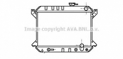 AVA QUALITY COOLING hd2035 -  Радиатор, охлаждение двигателя